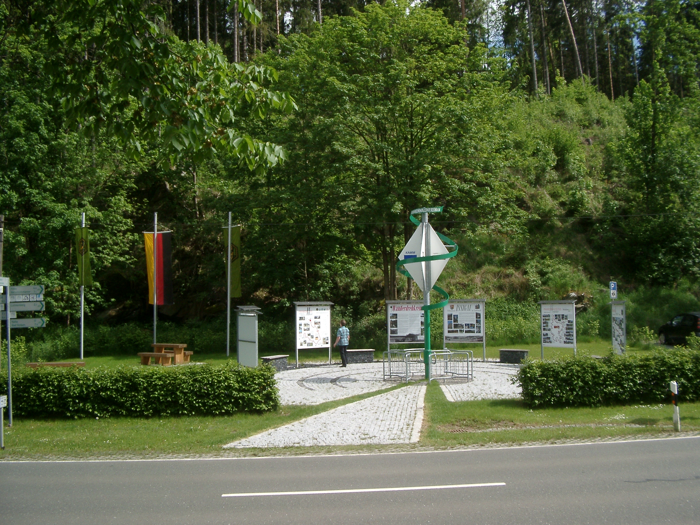 Das Deutsche Wanderdrehkreuz im Frankenwald